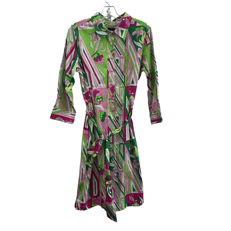 Shop and Save Talbots Green & Pink Mod Abstract Women Long Shirt Dress Cotton Size 10 Preowned Shop and Save Talbots Green & Pink Mod Abstract Women Long Shirt Dress Cotton Size 10 Preowned