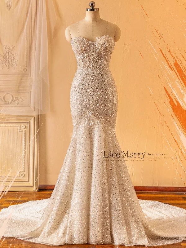 Limited Quantity ANTONELLA / Exclusive Sparkling Wedding Dress
