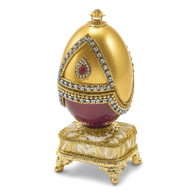 Limited Time Discount Lux by Jere Authentic Duck Egg "Golden Autumn" Crystal Music Box