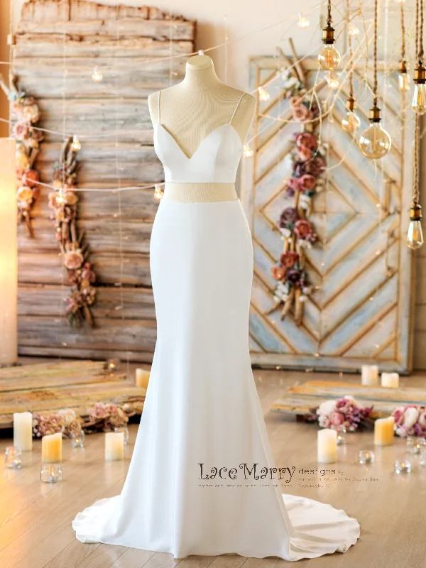 Amazing Deals Beach Style Sexy and Plain Wedding Dress