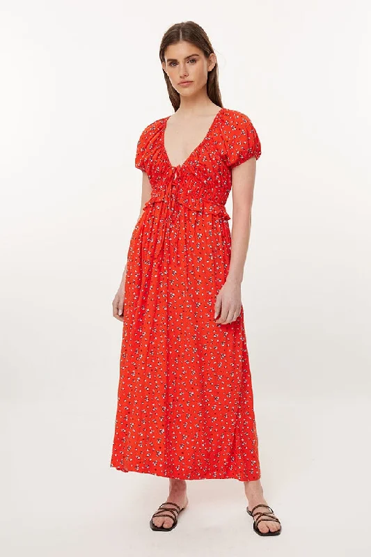Warehouse Sale Huffer Dawn Celine Midi Dress Scarlett
