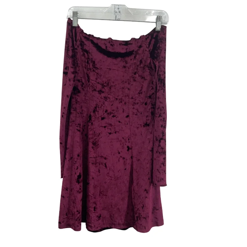 Today’s Special Hollister Women's Dark Red Velvet Off Shoulder Fit & Flare Dress - S, Preowned Today’s Special Hollister Women's Dark Red Velvet Off Shoulder Fit & Flare Dress - S, Preowned