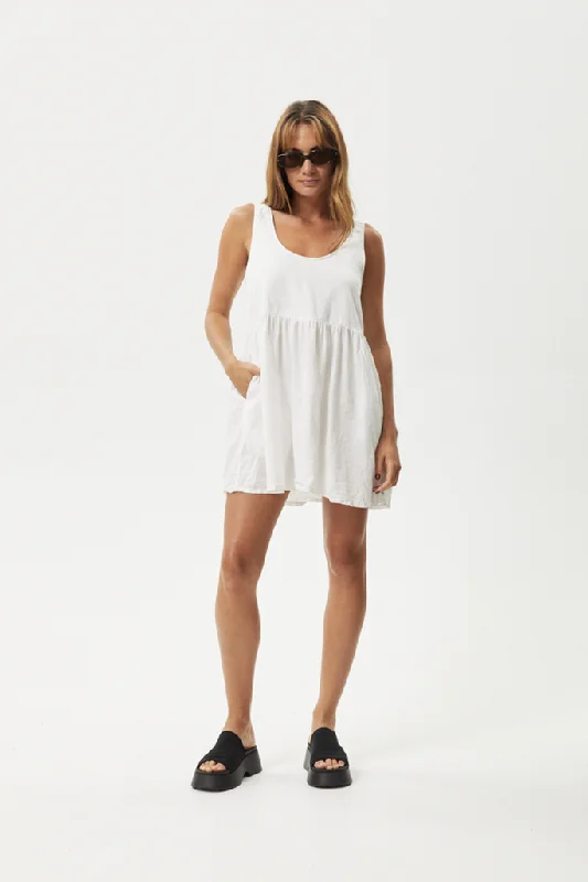 Special Buy Afends Jesse Hemp Mini Dress Natural