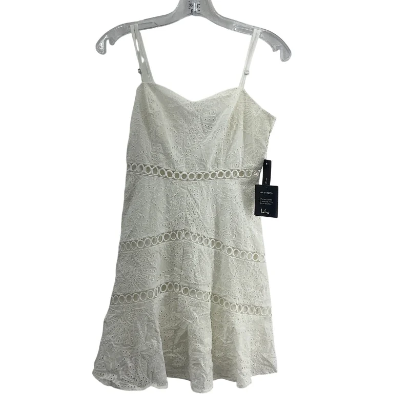 Savings Spectacular Lulu's White Midi A-Line Women's Eyelet Lace Summer Tank Dress Rayon XS NWT Savings Spectacular Lulu's White Midi A-Line Women's Eyelet Lace Summer Tank Dress Rayon XS NWT