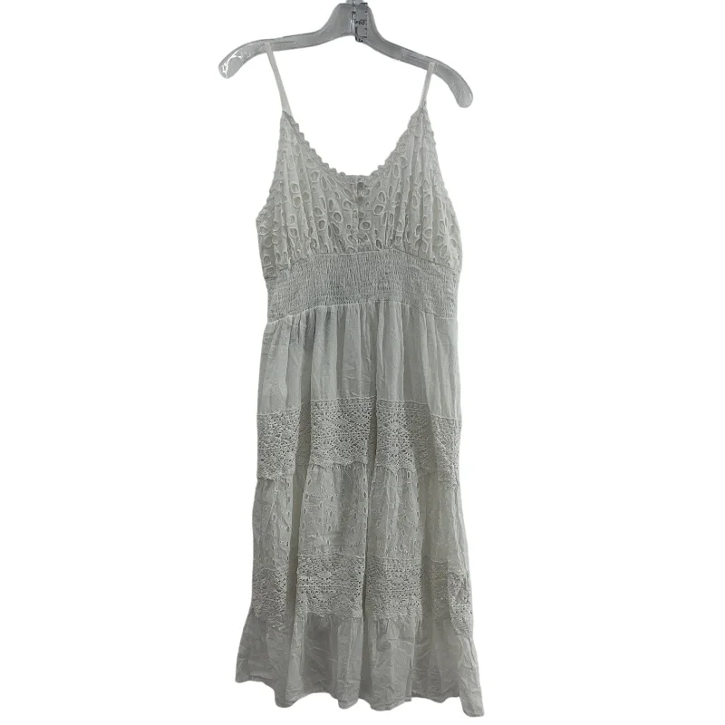 Sale Event Me 2 Magic White Cotton Eyelet Lace Women's Tank Summer Midi Sundress 2X NWT Sale Event Me 2 Magic White Cotton Eyelet Lace Women's Tank Summer Midi Sundress 2X NWT