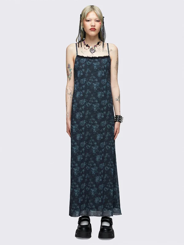 Crazy Deals Isadora Floral Mesh Maxi Dress