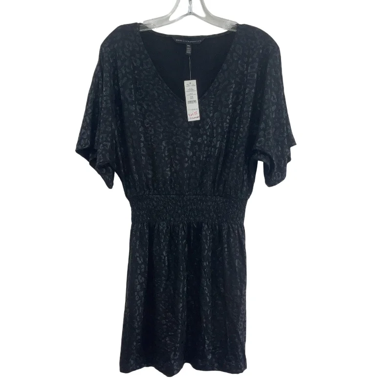 Blowout Deals NWT WHBM Petite Women's Metallic Cheetah Print XS Black Midi Blouson Dress Blowout Deals NWT WHBM Petite Women's Metallic Cheetah Print XS Black Midi Blouson Dress