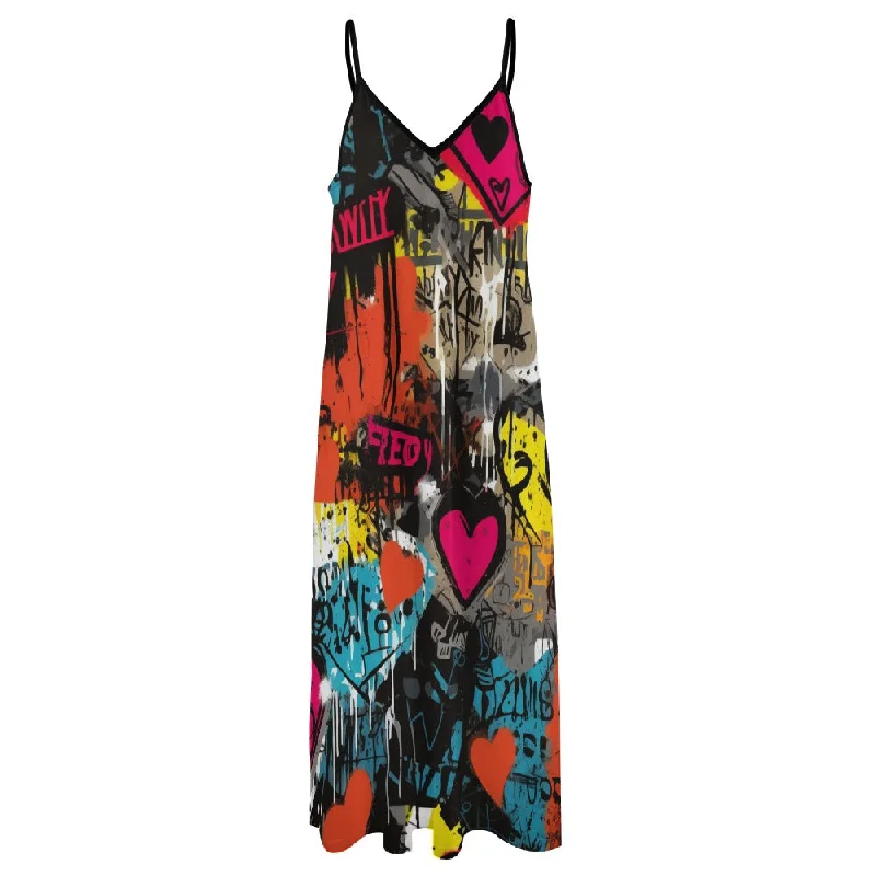 Special Savings Punk Rock Sling Ankle Long Dress