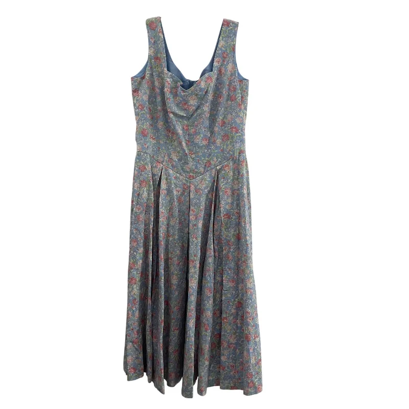 Special Savings Vintage Women's Laura Ashley Pastel Blue & Pink Long A-Line Dress Cotton Size 10 Special Savings Vintage Women's Laura Ashley Pastel Blue & Pink Long A-Line Dress Cotton Size 10