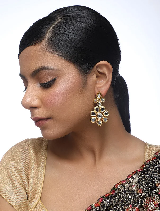 Loyalty Reward Kundan Flower Earrings - MRR39