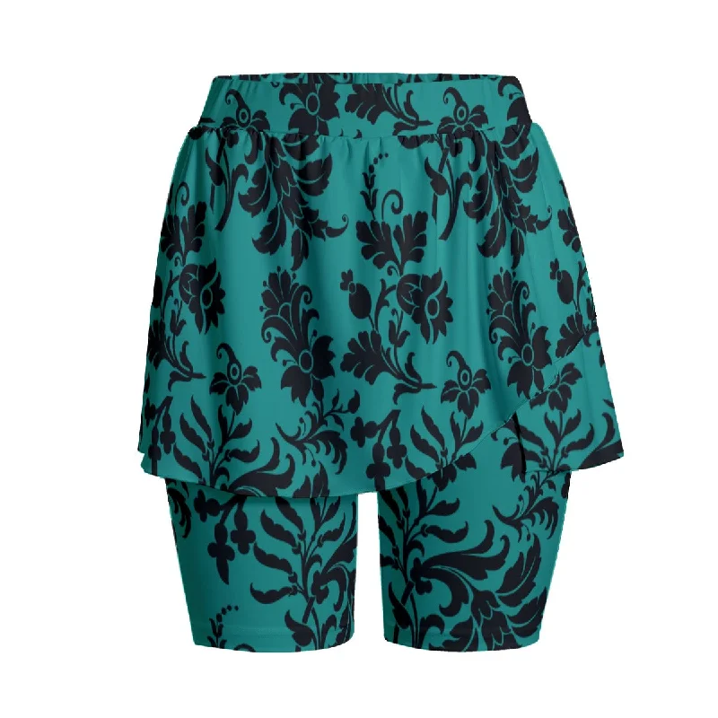 Customer Appreciation Sale Gothic Flowers Women's Sports Skorts