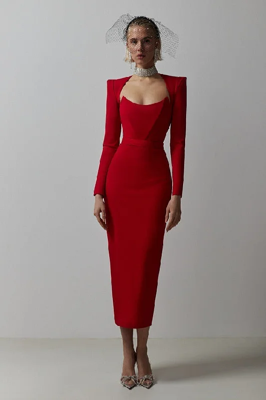 Mega Sale Long sleeve simple casual dress