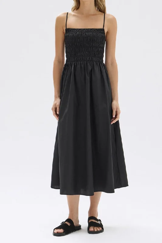 Discount Deals Assembly Aubrey Rouched Dress Black