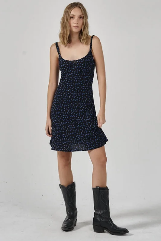 Amazing Deals Thrills Romy Mini Slip Dress - Black