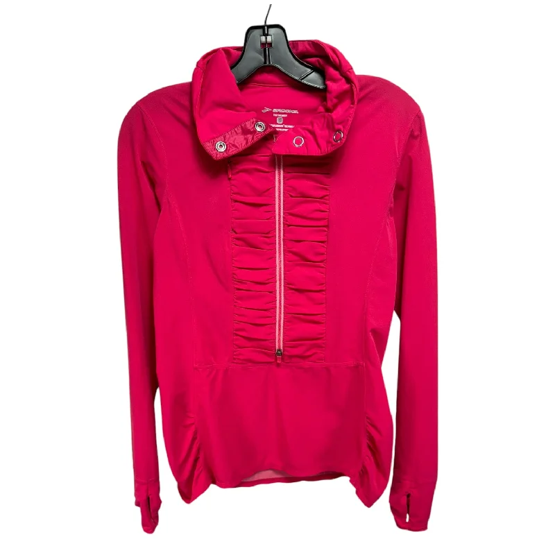 Super Deal Athletic Jacket By Brooks In Pink, Size: S