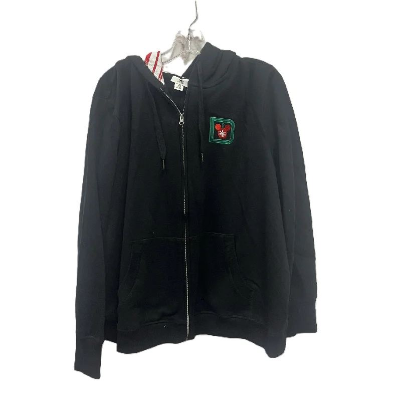 Lowest Price Athletic Jacket By Disney Store In Black, Size: 2x