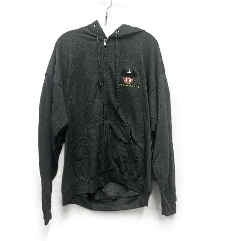 Holiday Sale Athletic Jacket By Disney Store In Grey, Size: Xl
