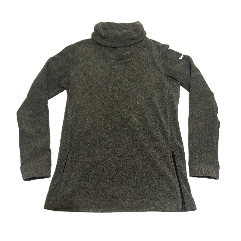 Best Bargains Athletic Sweatshirt Collar By Nike In Grey, Size: S