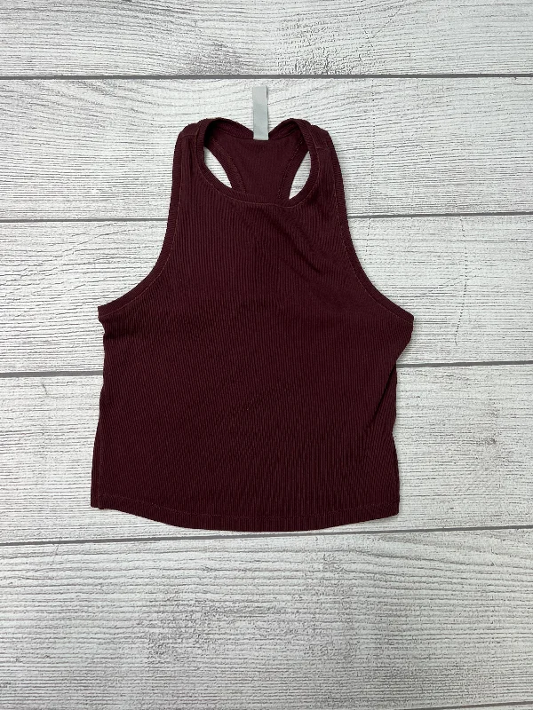 Hot Deal Athletic Tank Top By Athleta In Burgundy, Size: Xxs