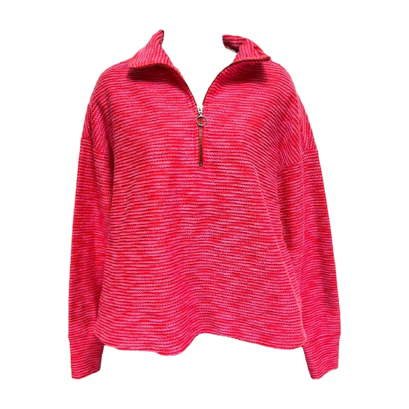 New Markdowns Athletic Top Long Sleeve Collar By Sweaty Betty In Pink, Size: S