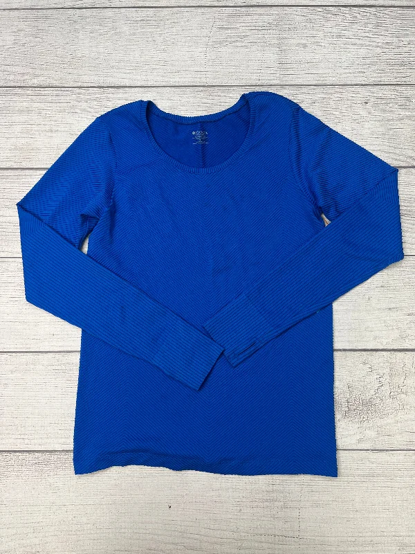 Reduced Prices Athletic Top Long Sleeve Crewneck By Athleta In Blue, Size: Xl