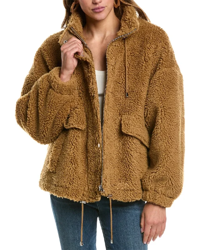 Buy More, Save More ba&sh Teddy Fleece Coat