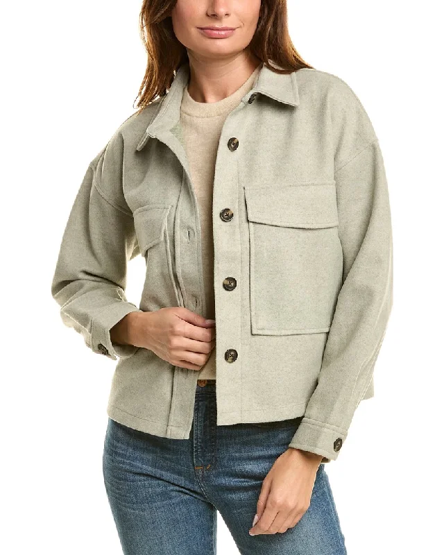 Best Bargains beachlunchlounge Double Faced Cropped Knit Jacket