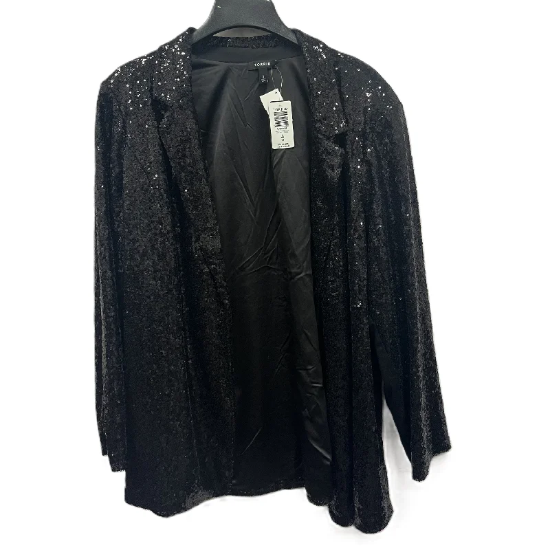 Midnight Madness Blazer By Torrid In Black, Size: 4x