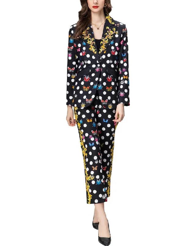 Holiday Sale BURRYCO 2pc Blazer & Pant Set