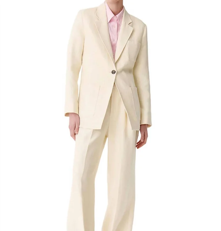 Reduced Prices Caline Jacket In Beige / Ivory