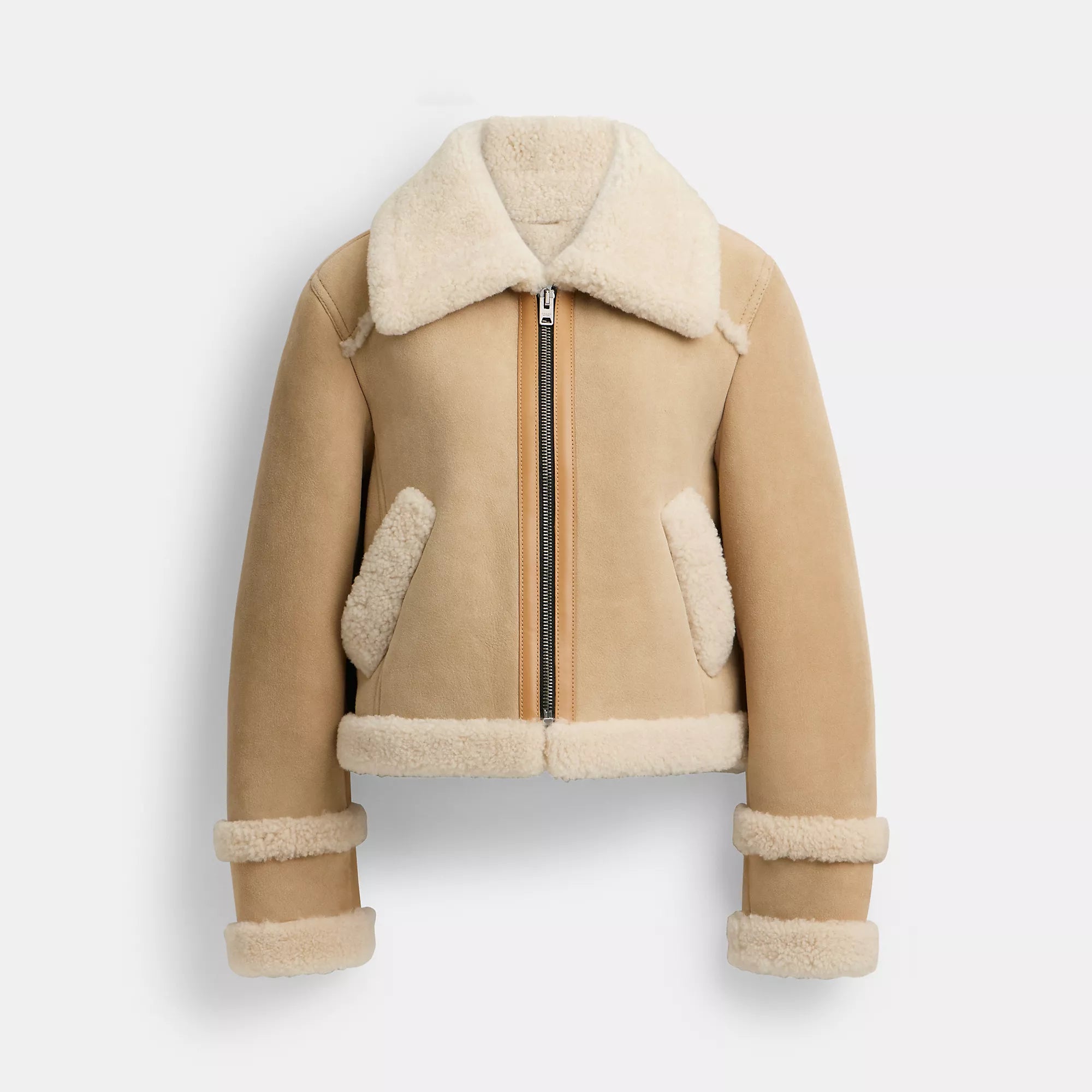 The Best Prices Coach Outlet Short Shearling Jacket