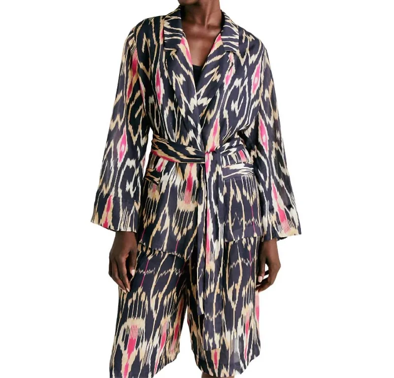 Today’s Deal Cristal Jacket In Multicolor Blue
