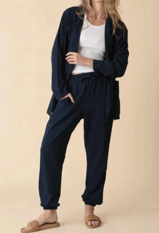 Closeout Sale Devon Blazer In Indigo