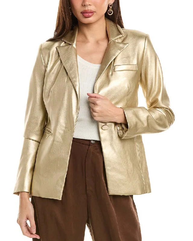 Elie Tahari Metallic Blazer