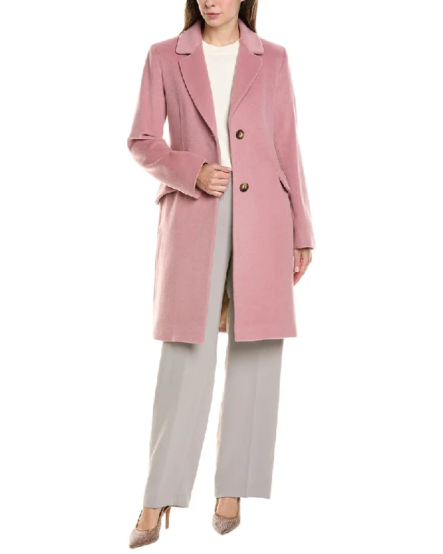 Limited Time Offer FLEURETTE Medium Wool-Blend Coat