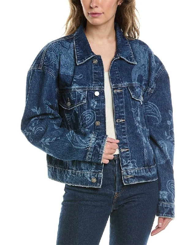 Year-End Sale HUDSON Jeans Brea Swing Trucker Jacket