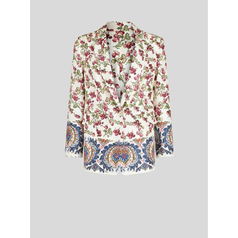 Savings Galore JACKET WITH BERRY PRINT