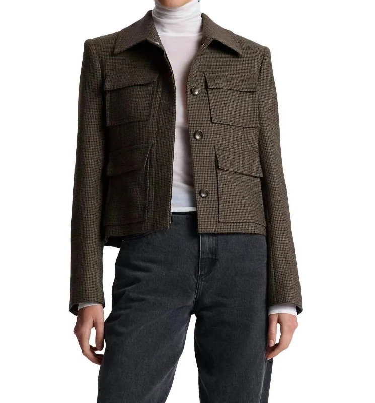 Super Bargain Jamie Jacket In Tan/olive