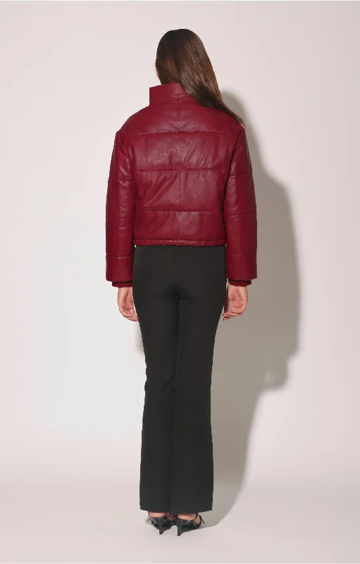 Deal Frenzy Jesse Jacket, Garnet - Leather