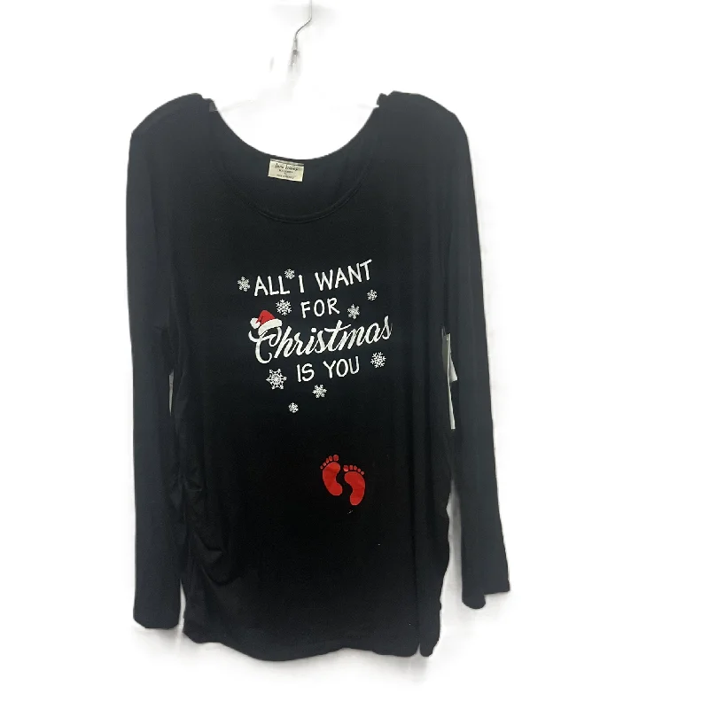 Special Buy Maternity Top Long Sleeve By Free Kisses, Size: Xl