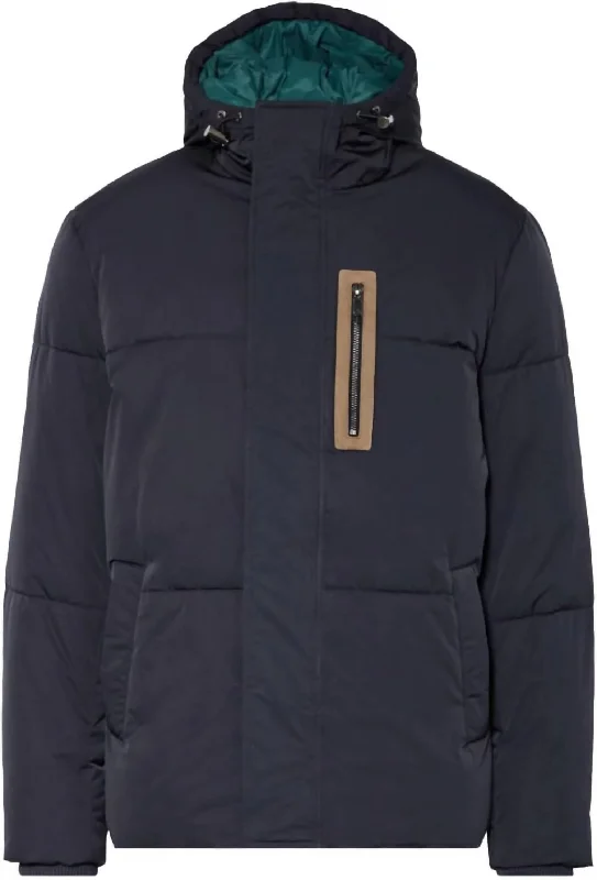 Deal Dash Men's Kinmont Puffer Jacket In Navy