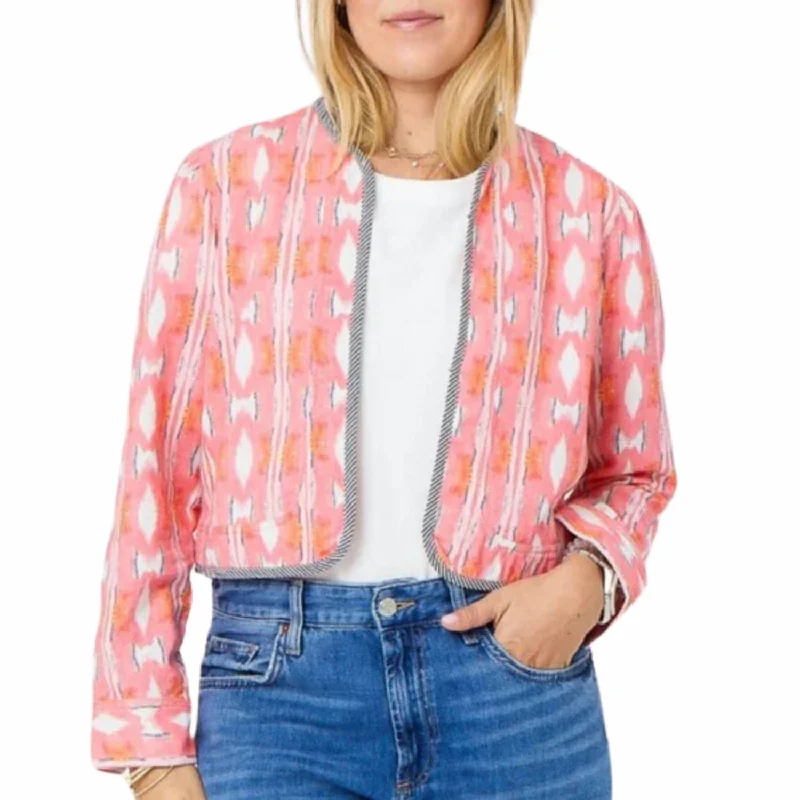 Weekend Special Morgan Ikat Beau-Lero Jacket In Multi
