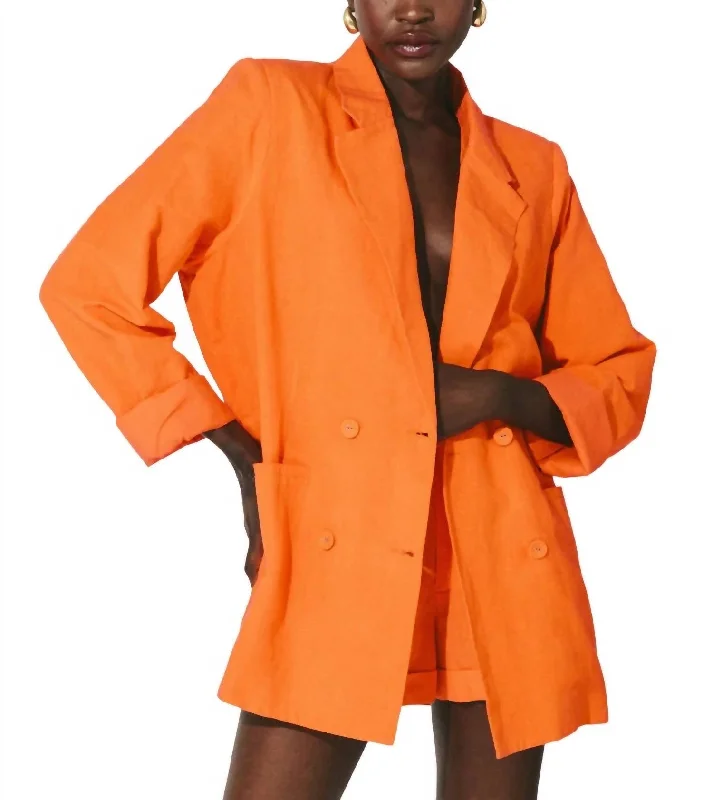 New Markdowns Prescott Jacket In Tigerlily Orange