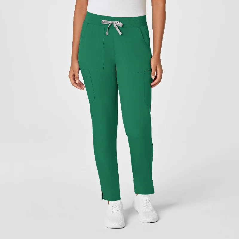 Price Cut PRO Women's Slim Leg Cargo Scrub Pant - Hunter