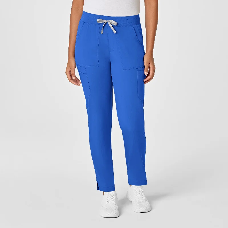 Amazing Deals PRO Women's Slim Leg Cargo Scrub Pant - Royal
