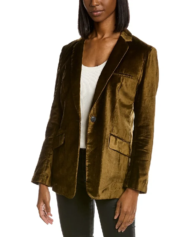 Act Fast rag & bone Margot Velvet Blazer