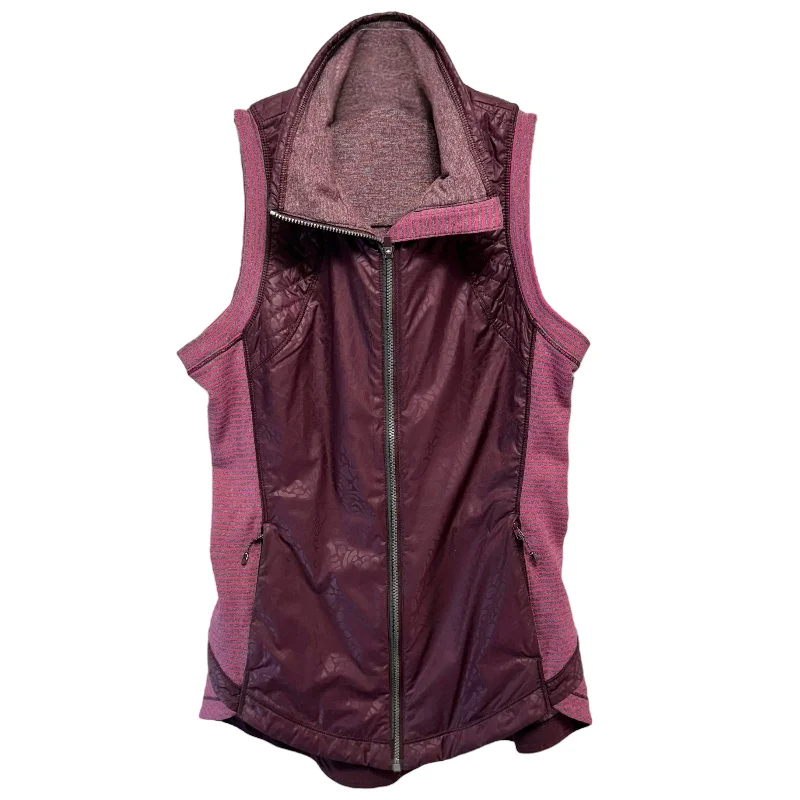 Rebel Runner Vest By Lululemon In Petal Camo Embossed Bordeaux Drama / Hyper Stripe Bordeaux Drama Bumble Berry / Heathered Bordeaux Drama, Size: S