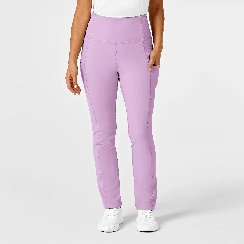 Daily Specials RENEW Women's Straight Leg Yoga Pant - Violet Tulle