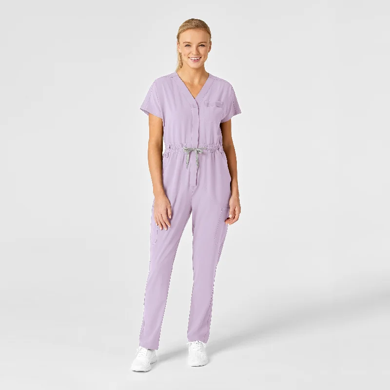 The Best Prices RENEW Women's Zip Front Jumpsuit - Pastel Lilac