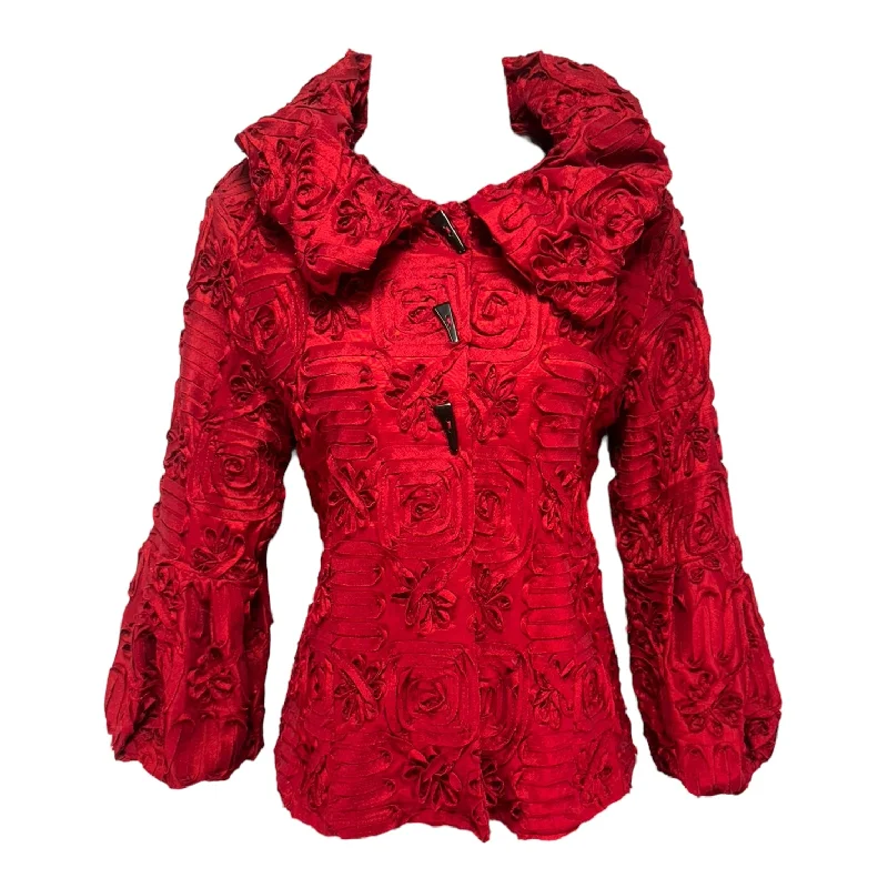 Limited Stock Rose Blazer By Ic By Connie K In Red, Size: S
